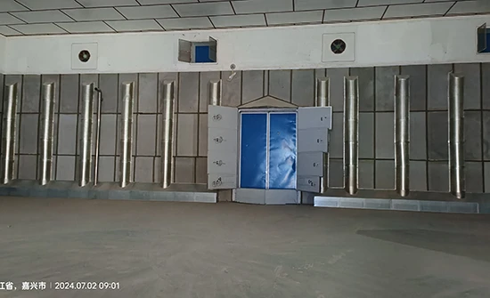 平房仓横向通风系统